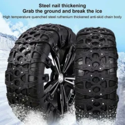 Catene A Scarpa Singola Catene Da Neve Per Pneumatici Di Emergenza In Gomma Addensata 9 Catene A Scarpa Singola Catene Da Neve Per Pneumatici Di Emergenza In Gomma Addensata -TopAuto Ricambi Italia 98116822 5