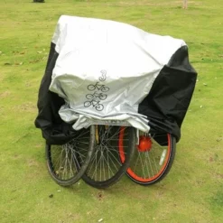 Copribiciclette Per 2 Bici Copribiciclette Per Tre Bici Copribiciclette Da Esterno In Nylon Impermeabile 190T Protezione Portatile Per Bici Copribiciclette Multifunzione Da Esterno, Antipolvere, Antip -TopAuto Ricambi Italia 98120241 3