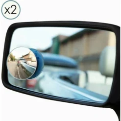 Coppia Di Specchietti Rotondi Regolabili Per Punti Ciechi Per Auto Da Attaccare Per Rimorchi