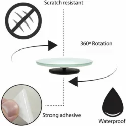 Coppia Di Specchietti Rotondi Regolabili Per Punti Ciechi Per Auto Da Attaccare Per Rimorchi -TopAuto Ricambi Italia 99777065 3