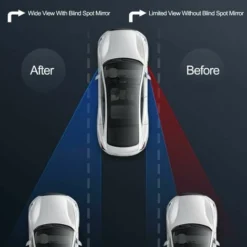 Coppia Di Specchietti Rotondi Regolabili Per Punti Ciechi Per Auto Da Attaccare Per Rimorchi -TopAuto Ricambi Italia 99777065 4