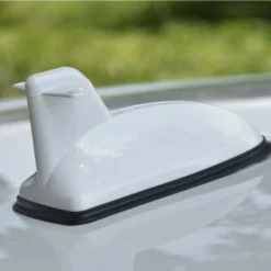 Antenna A Pinna Di Squalo Per Auto, Antenna Di Squalo Universale Impermeabile Antenna Di Ricezione Del Segnale Radio Antenna Per Auto Autoadesiva Decorazione Esterna Per Auto,White -TopAuto Ricambi Italia 99784962 5